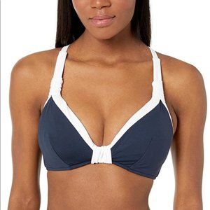 Seafolly Swim Block Party F Cup Halter Bikini top Sz6